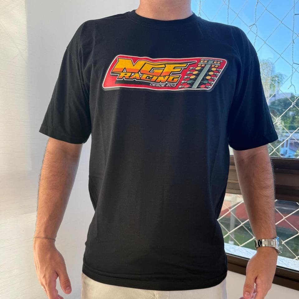 Camiseta NGF Racing Basic - Preto